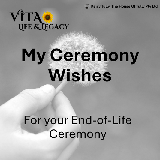 My Ceremony Wishes for Ceremonies (Digital Download)